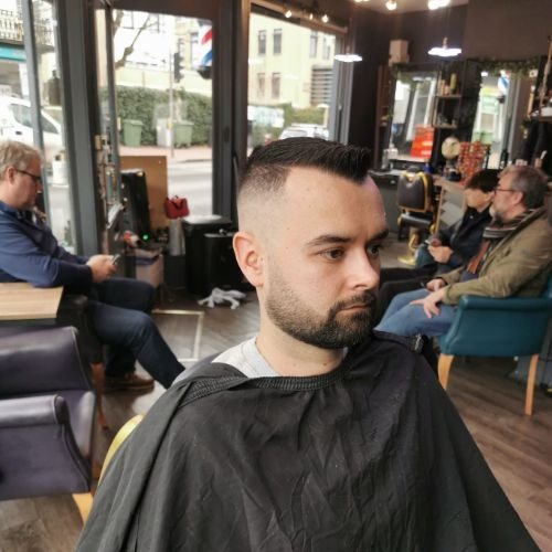 Low Skin Fade & Pompadour